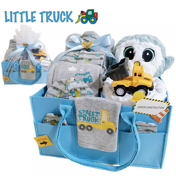 14-Piece Newborn Gift Basket Little Truck 3-6 months