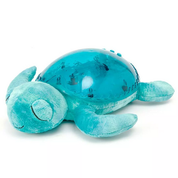 Cloud B Tranquil 27cm Turtle Night Light Projector 0m+ Aqua
