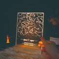 Elegant personalised LED night light gift box – perfect for weddings, anniversaries or Valentine’s Day