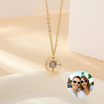 Personalised Star Photo Projection Necklace