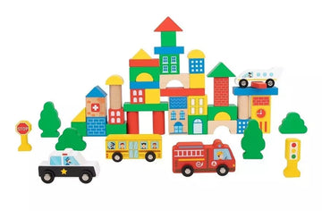 Tooky Toy 100pcs Wooden Block