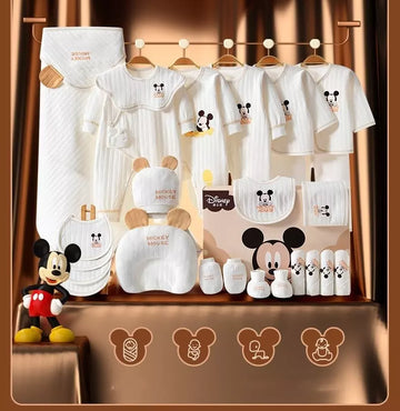 Disney Mickey Newborn Essentials Gift Set – 21-Piece Baby Hamper
