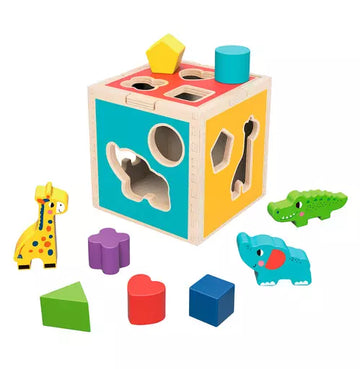 Tooky Toy Wooden Animal Shape Sorter