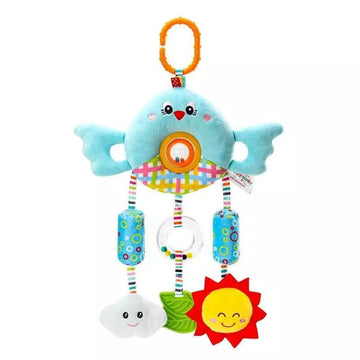 Happy Monkey Pram Plush Toy - Little bird