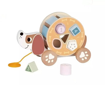 Tooky Toy Pull Along Drag Puppy