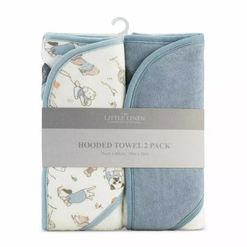 The Little Linen Hooded Towel Barklife Dog 2 Pack