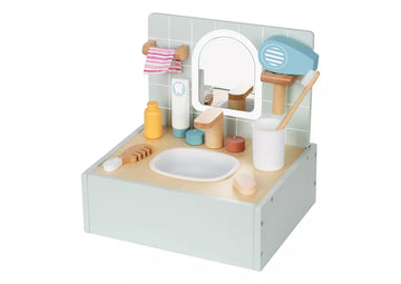Tooky Toy Wooden Toiletery Bathroom Play Set