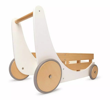 Kinderfeets Cargo Wagon Walker - White