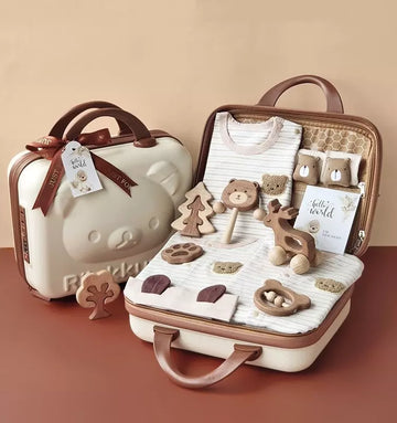 15-Piece Newborn Baby Gift Basket Little Bear 0-3 months
