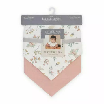 Little Linen Jersey Bib - Harvest Bunny (2 Pack)