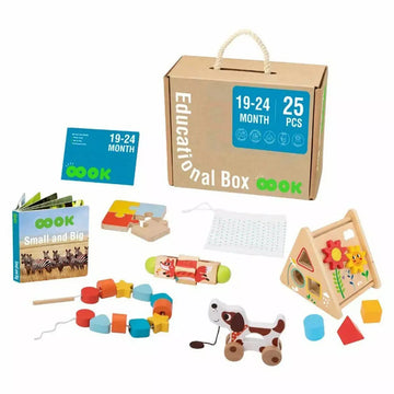 Tooky Toy Wooden Educational Box 19-24 months