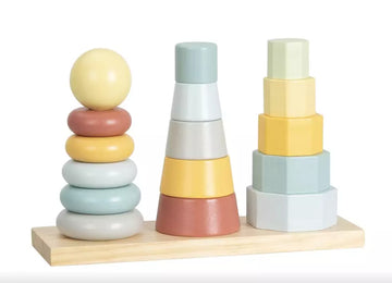 Tooky Toy My Forest Friends Shape Tower Fun Learning Set