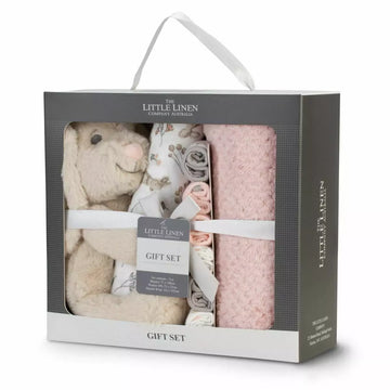 The Little Linen 9-Piece Boxed Gift Set - Harvest Bunny
