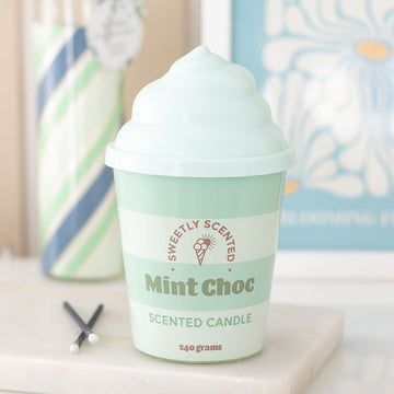 Mint Chocolate Ice Cream Candle – Sweetly Scented