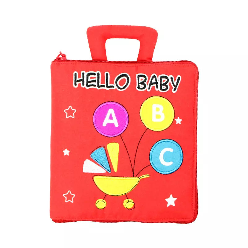 Hello Baby 3D Fabric Montessori Activity Book | My Lovely Book