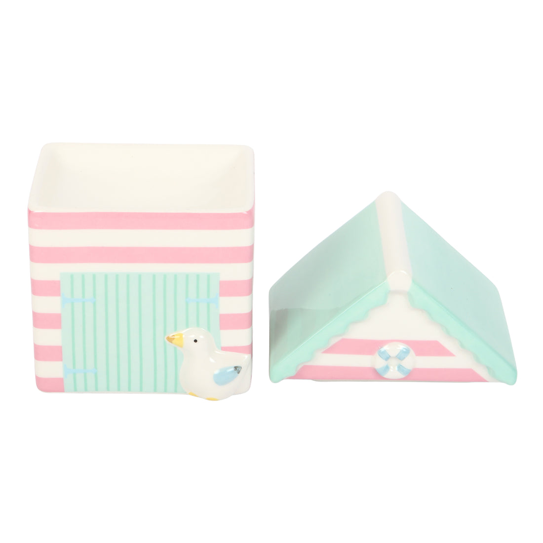 Pastel Beach Hut Ceramic Oil Burner