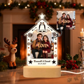 Custom Christmas House Photo Night Light with LOVE sign – Personalised Couple Gift NZ