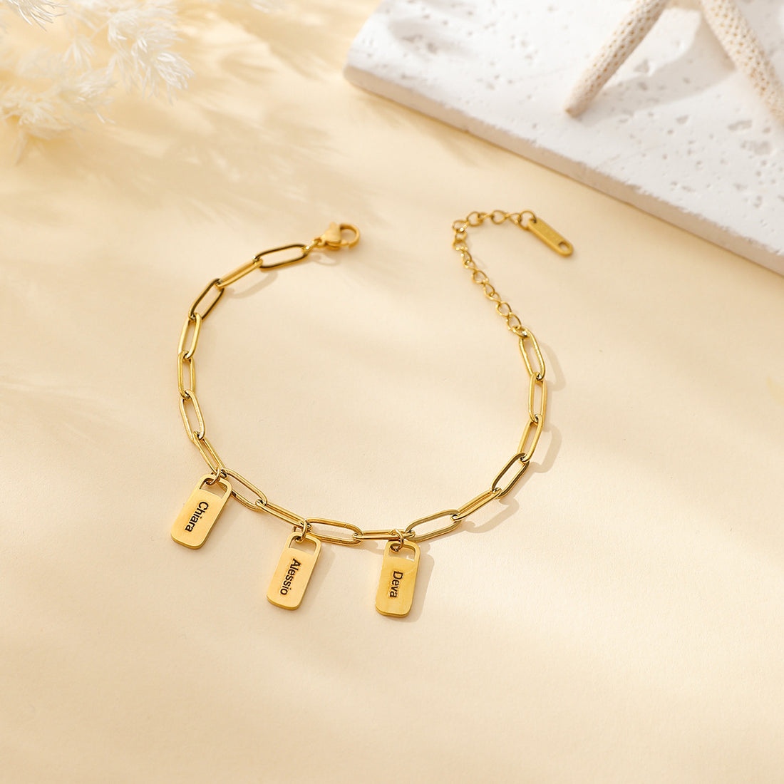 Personalised Multiple Name Family Bracelet