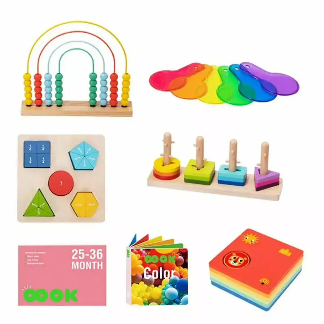 Tooky Toy Wooden Educational Box 25-36 months