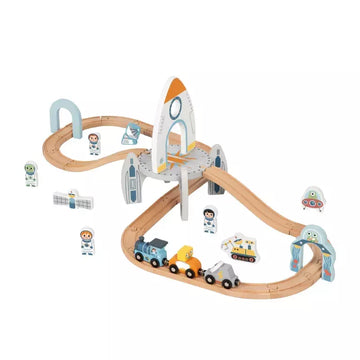 Tooky Toy Space Station Train Rail Set
