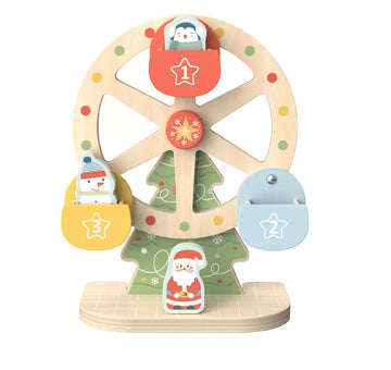 Hi Pando Christmas Wooden Ferris Wheel – Wooden Christmas Toy for Kids | Wooden Toys NZ