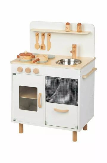 Tooky Toy Classic Wooden Kitchen Set – Pretend Play Toy and Birthday Gift for Kids | Wooden Toys NZ
