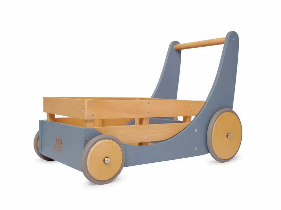 Kinderfeets Cargo Wagon Walker - Slate Blue